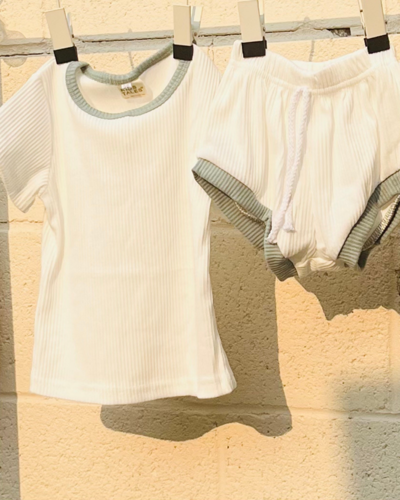 White Two-Piece Set
