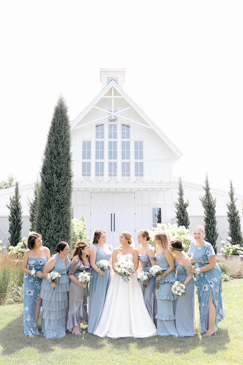 Minnesota Wedding Bridesmaids Photography at Redeemed Farm