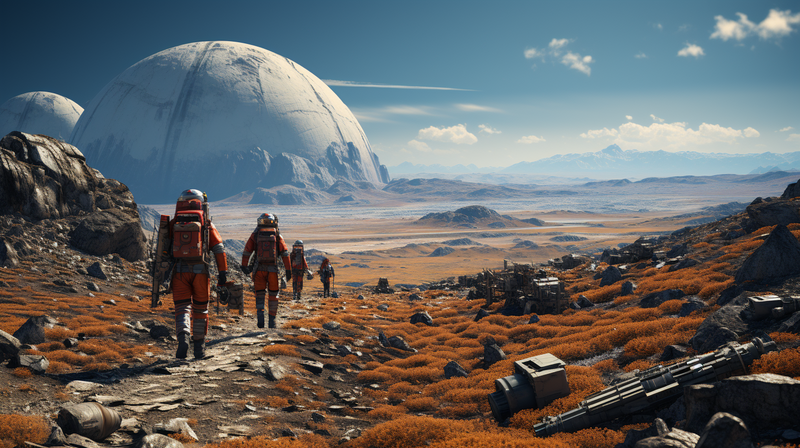 nick0079_Tilt-shift_isometric_view_Astronauts_exploring_Mars_re_4e1e2d93-4539-4f9a-acc1-44c575796173