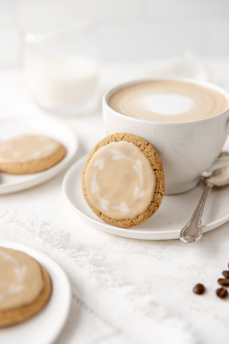 a chocolate chip coffee cookie