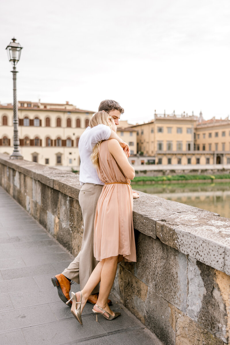Couple in Florence Italy