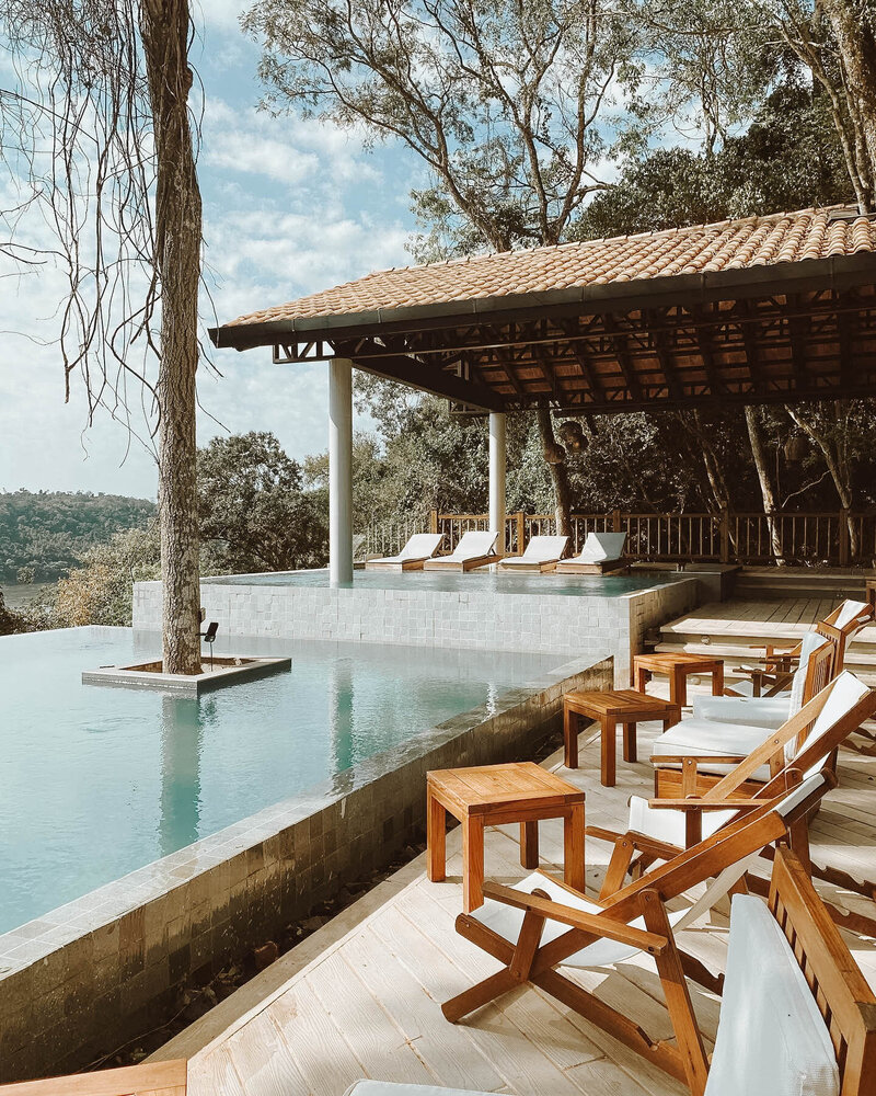 Rustic luxury resort, representing the elevated and effortless travel experiences Tailored Oasis creates beyond DIY planning. Tailored Oasis Travel Co.