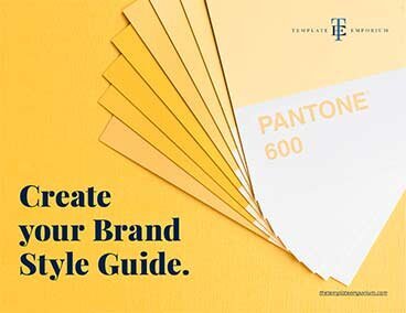 Create your brand style guide 1 The Template Emporium