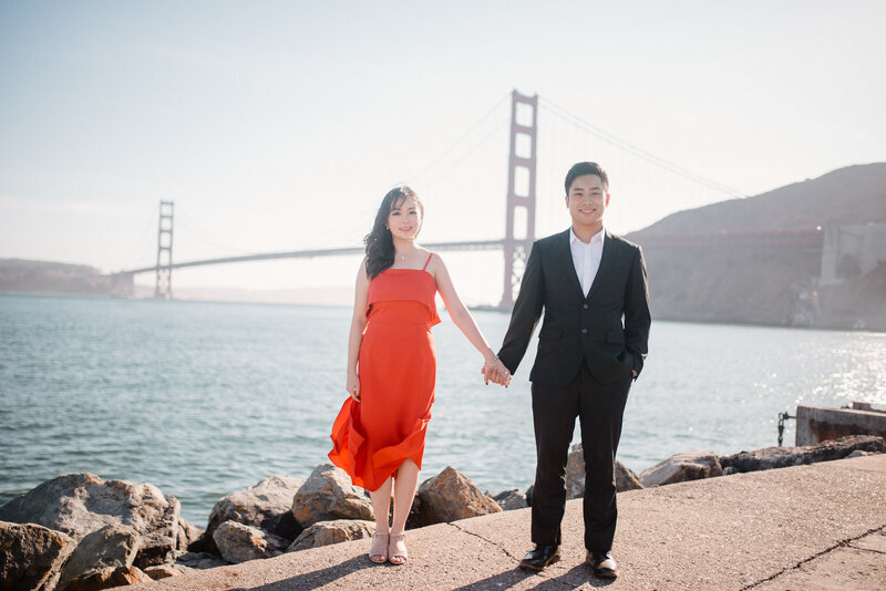 BEST LOCATIONS TO VIEW GOLDEN GATE BRIDGE IN SAN FRANCISCO FOR YOUR ENGAGEMENT PHOTOSHOOT
