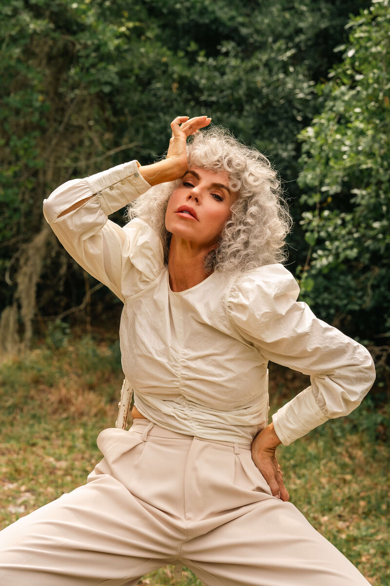 portrait of older woman model