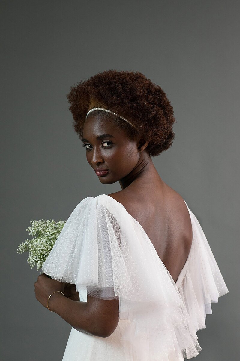 illusion back wedding dress a-line