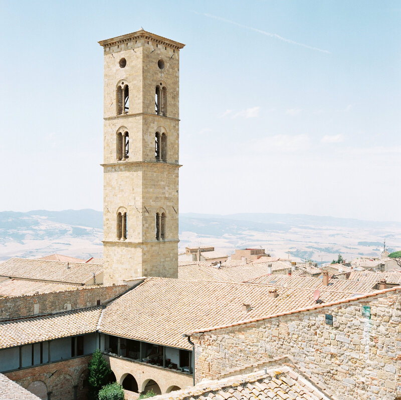 Rooftop view in Siena & Volterra