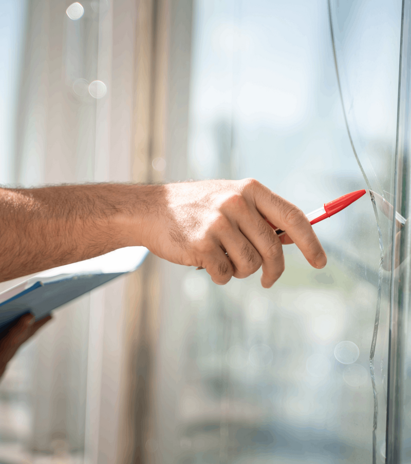 How our glazing and glass repair works