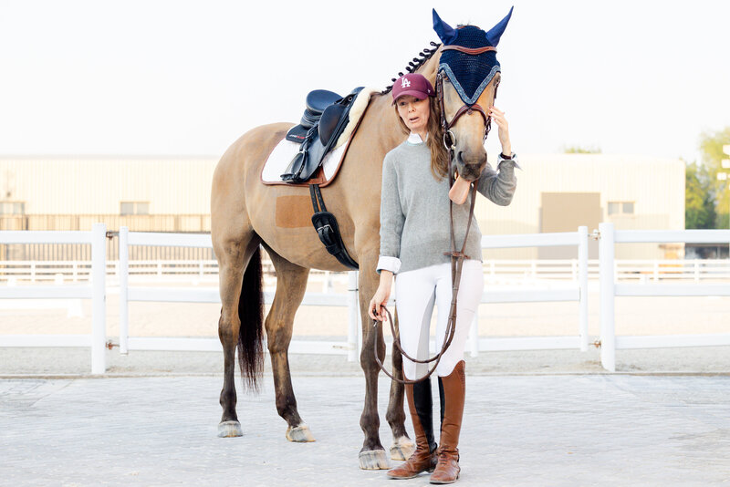 Mom and child on beach