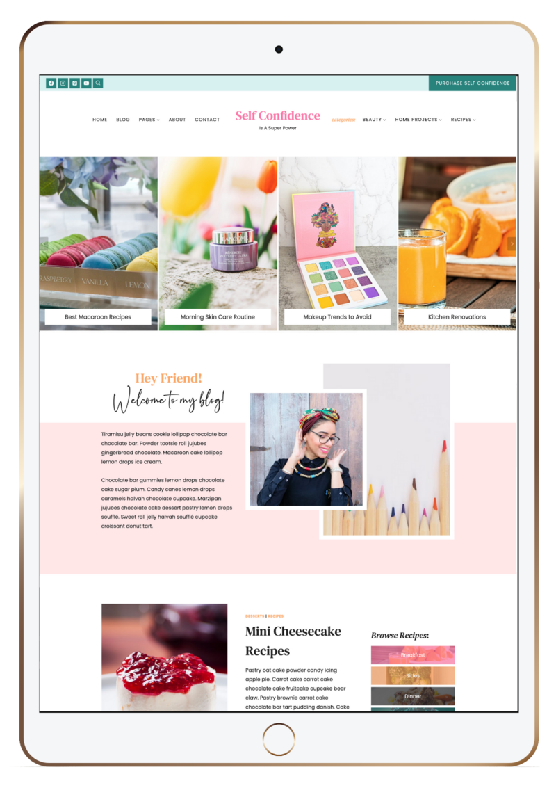 Self Confidence WordPress Theme