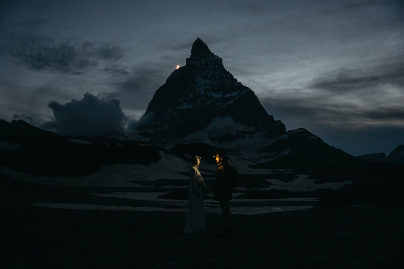 Matterhorn Elopement at sunrise