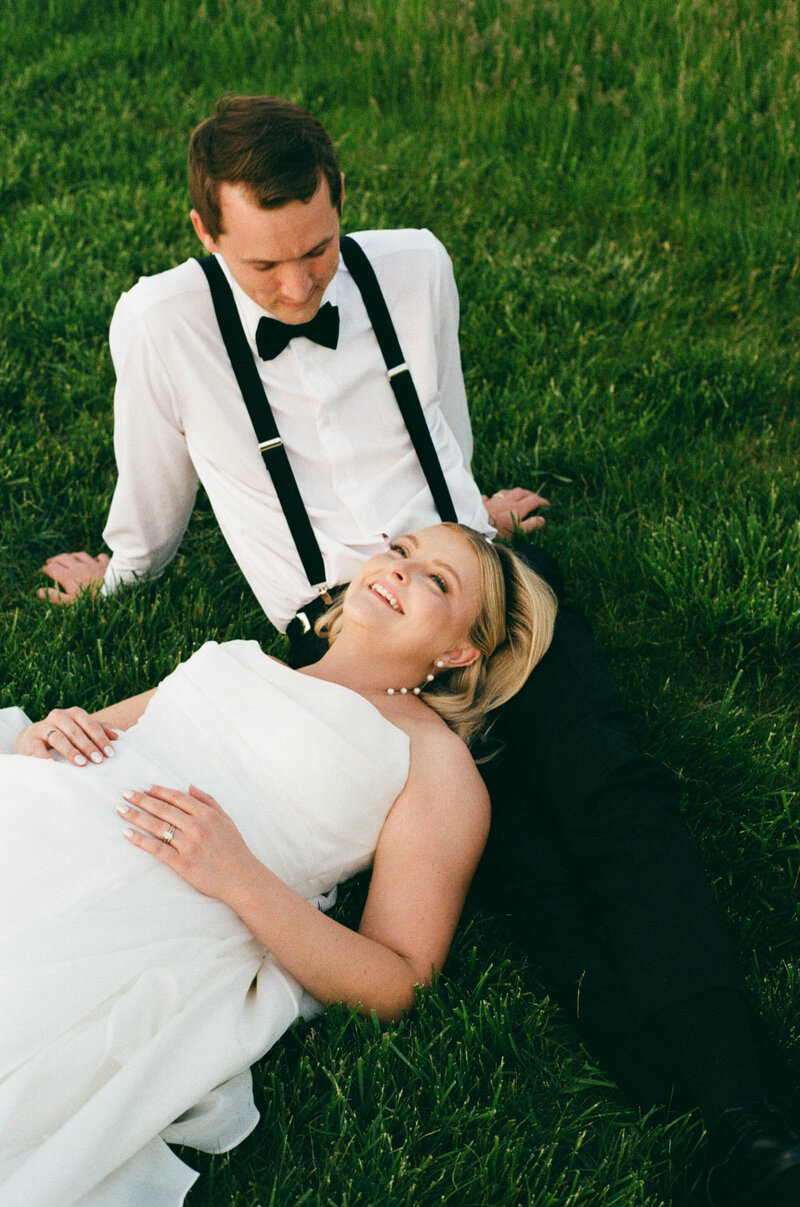 Documentary-style wedding couples portraits captured on 35mm film00028