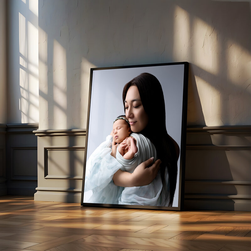 Newborn Photography studio that offers custom artwork. Woodland, California newborn photography. Sacramento, California Newborn Photographer