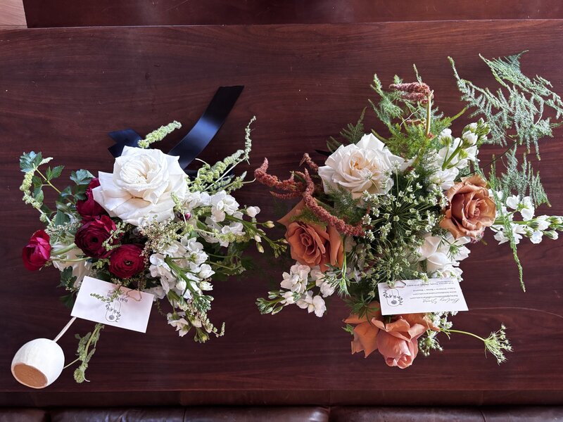 Large bouquet and Date Night Bouquets for weekly pickup at The Bees Knees located in Hayden Idaho.