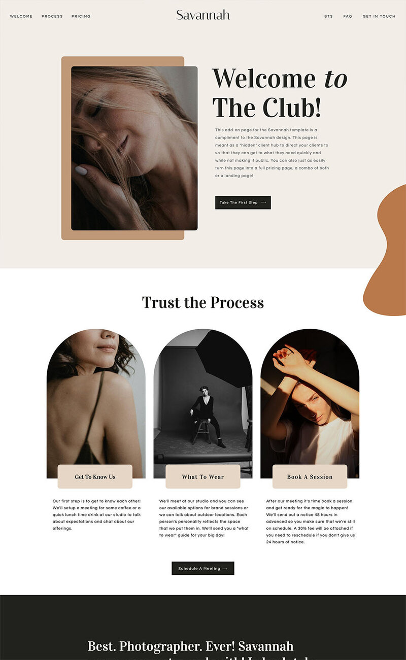Harmony Showit Website Template
