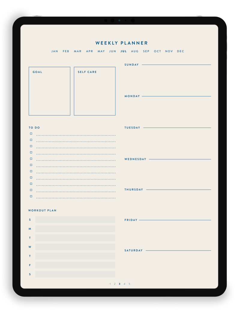 weekly planner website