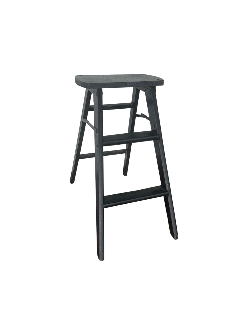 black step ladder/stool
