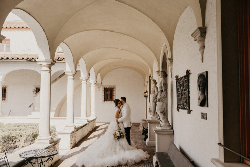 Timeless, Italian inspired wedding at the Villa Terrace Museum in Milwaukee WI.