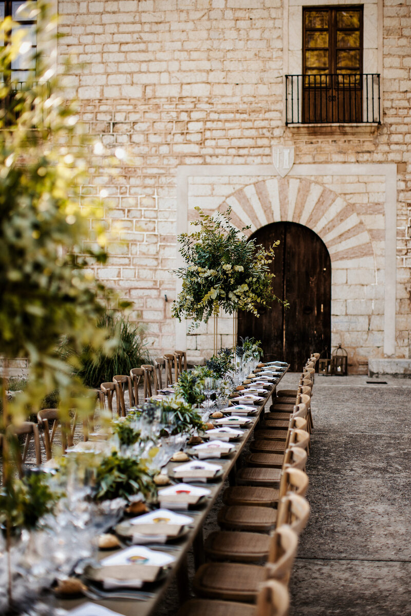 Fallon Carter Mallorca, Spain Wedding Table