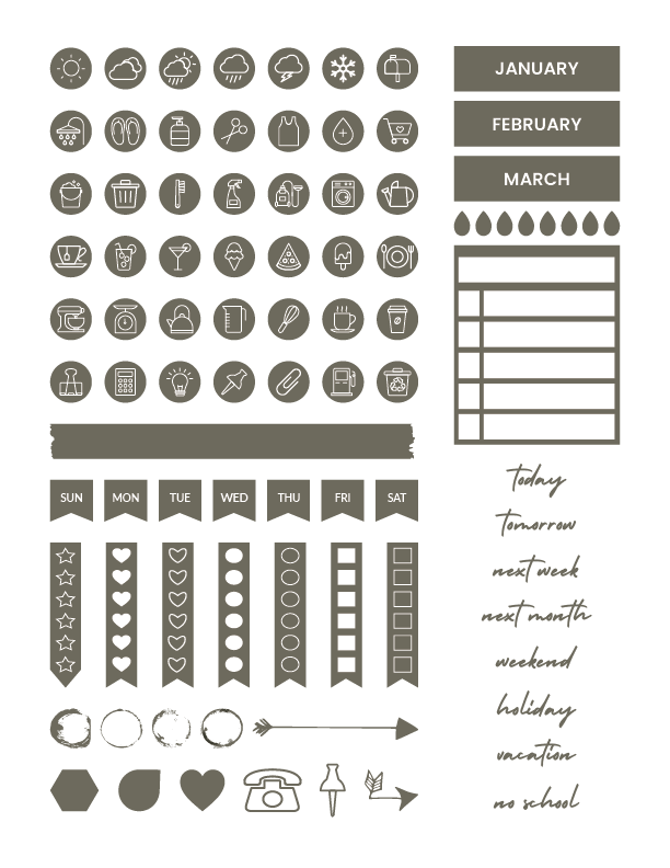 20 Five No 17 Digital Planner by Click 2 Plan-3