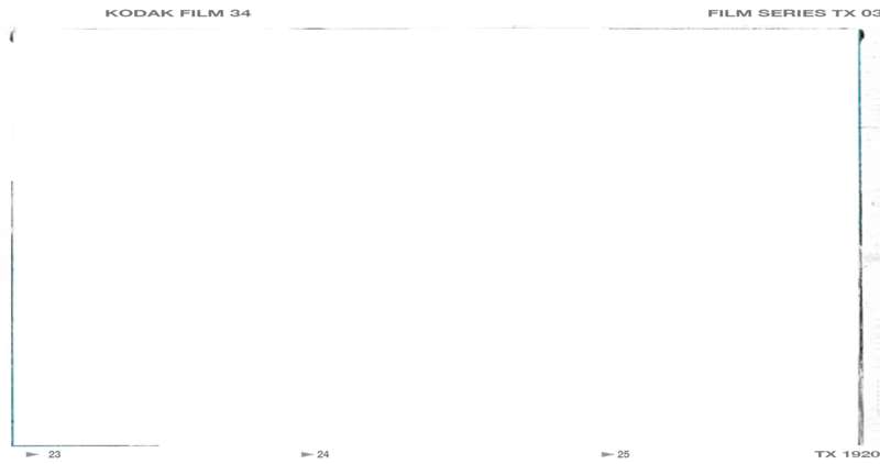 White Kodak film strip photo frame