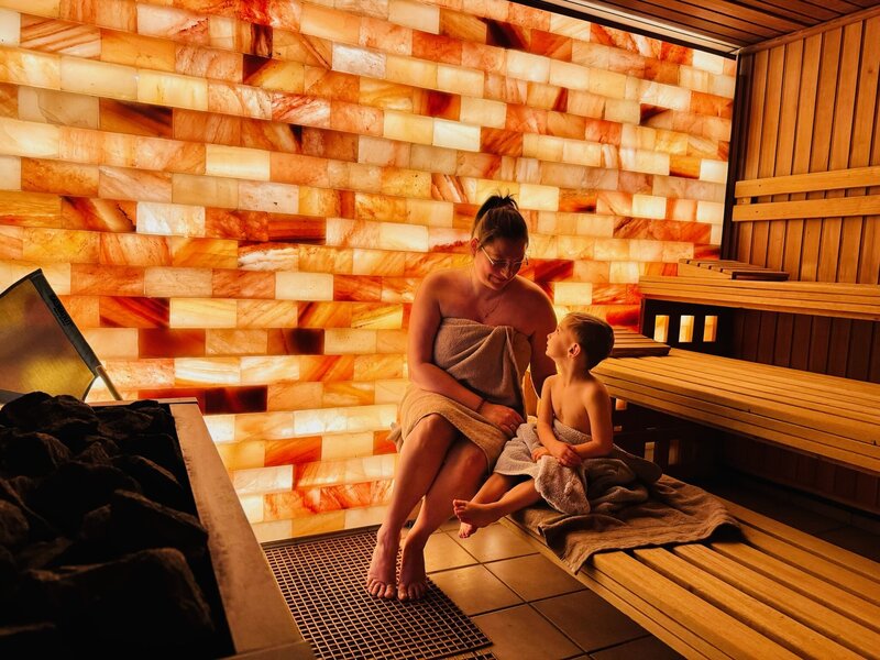 sauna mit kindern im westendbad langen bei frankfurt