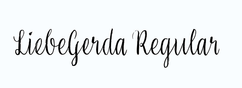 AM Bees chosen typeface from Adobe Fonts - LeibeGerda Regular