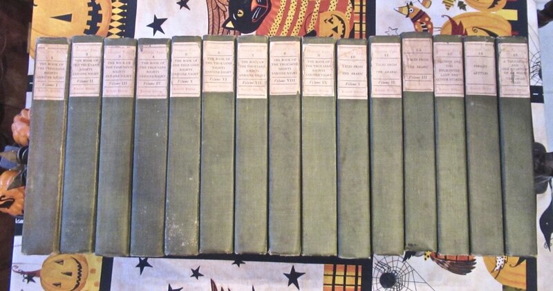 Better known as Arabian Nights 15 Volume Set #535/1000 Stunning Illustrations John Pane et al.