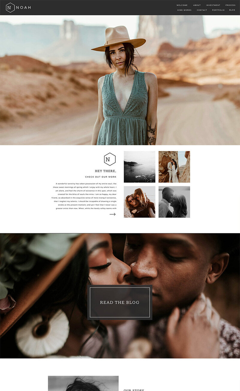 Noah Website Template