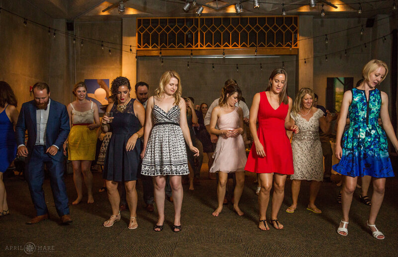 Dance Floor Photo inside Gates hall at Denver Botanic Gardens