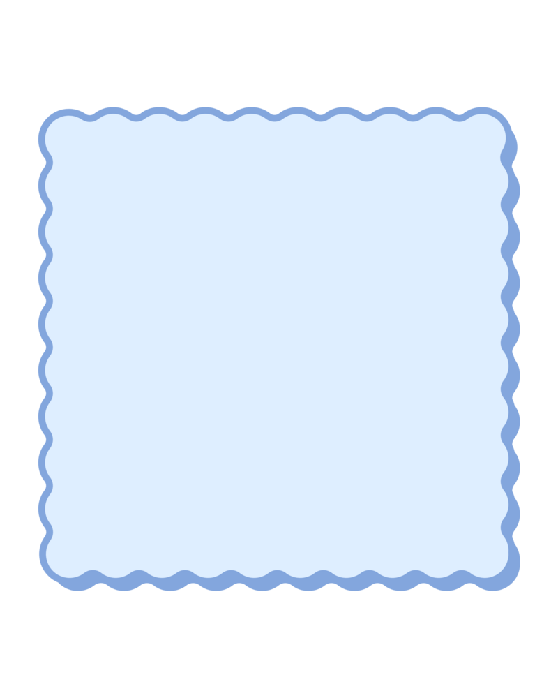 JoyBabe Studio scalloped frame element