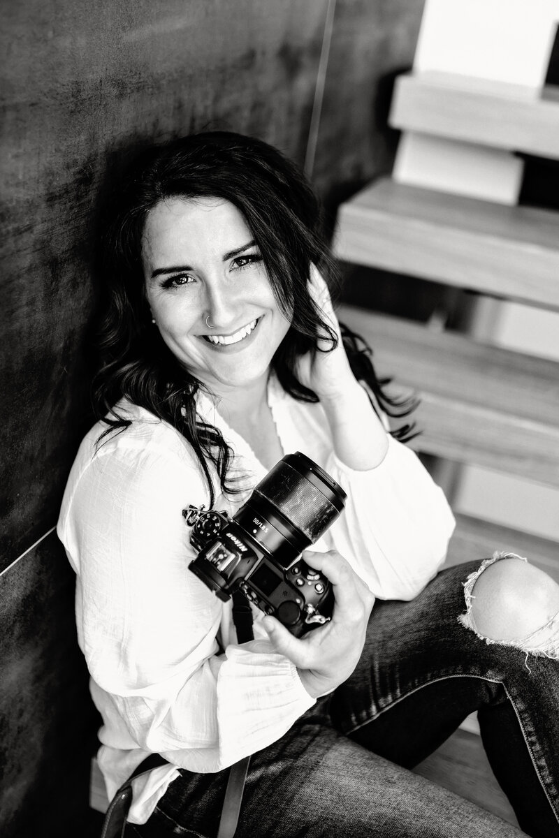 Owner of Rowen + Eden with Camera