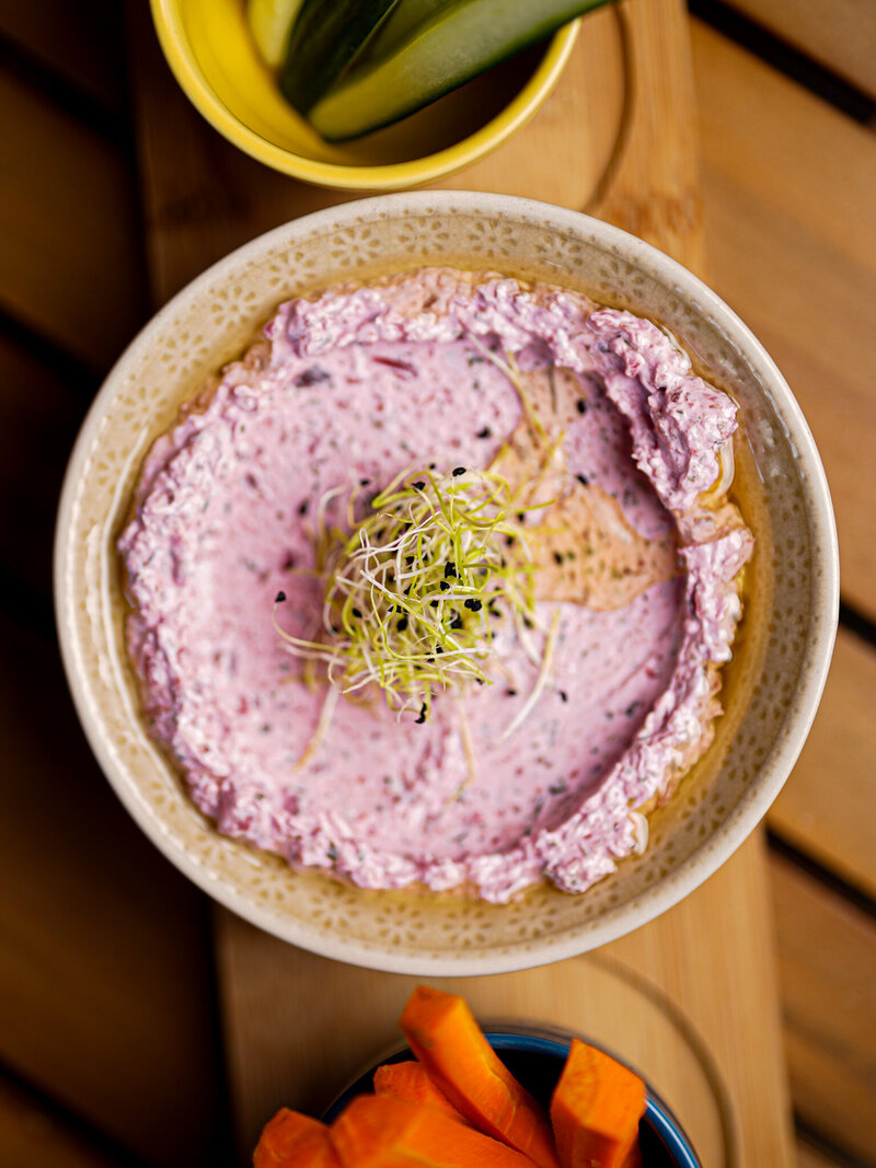 restaurant tapas tzatziki de betterave