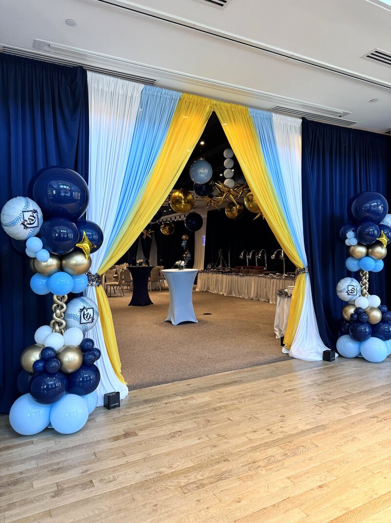 Tampa Bay Rays Event with Balloons and Decor by The Party Pond