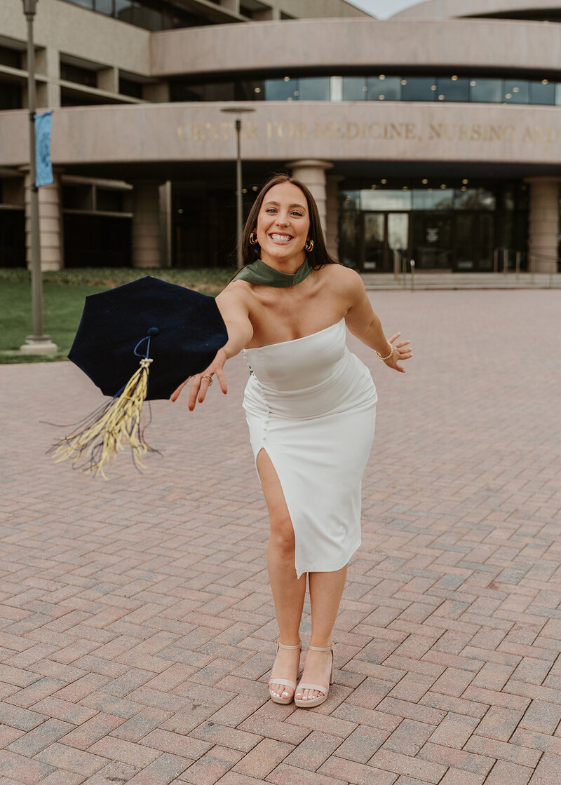 graduation portrait photographer in connecticut by Sara McIngvale Photography