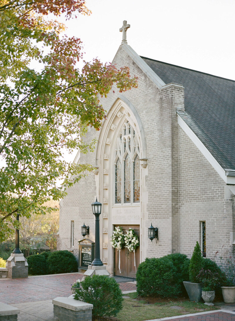 All Saints Episcopal Church wedding in Birmingham, AL