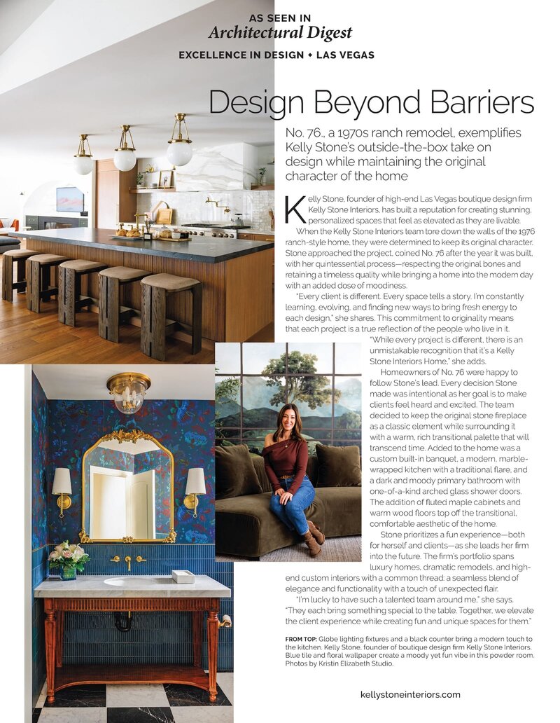 Kelly Stone Interiors | Luxury Interior Design Las Vegas