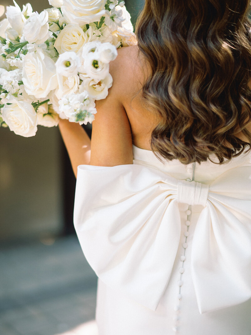 Bride and Bridal Bouquet