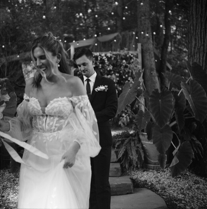 beautiful wedding on film with a vintage feel