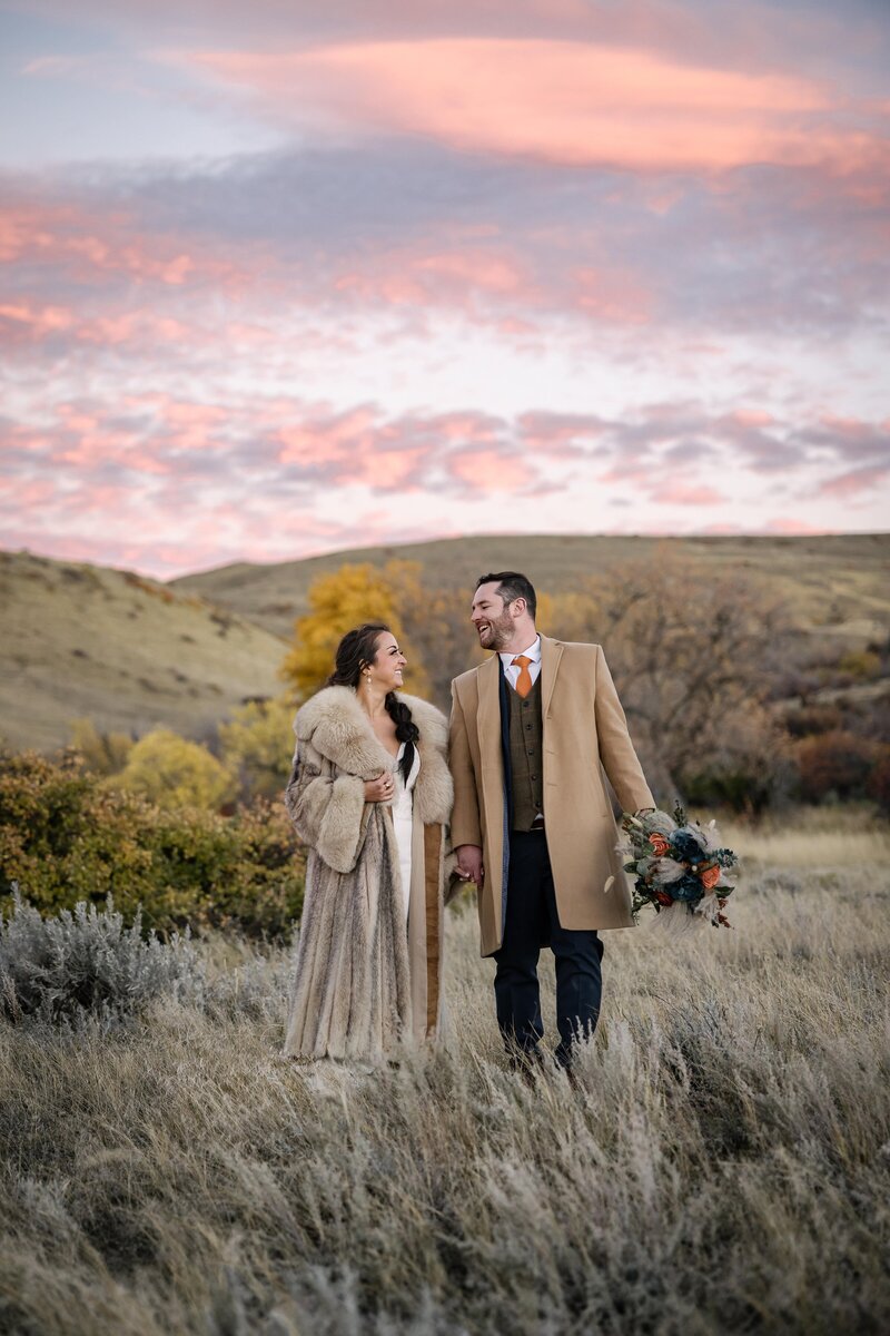 Edgy Fall Bridals in Casper, Wyoming