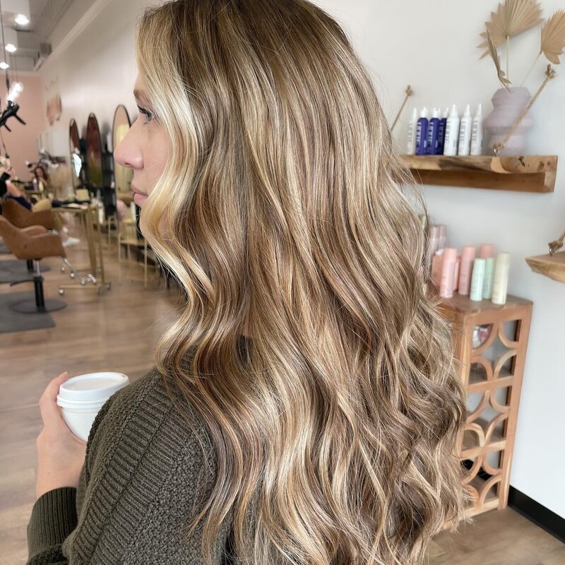 Beachy Bronde Sun-kissed  Hair Color by Salt Hair Collective - East Beach Norfolk Hair Salon for Lived in Low Maintenance Color - 4