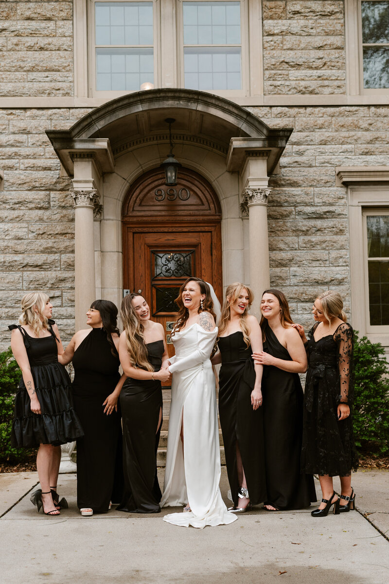 St Paul College Club wedding photos