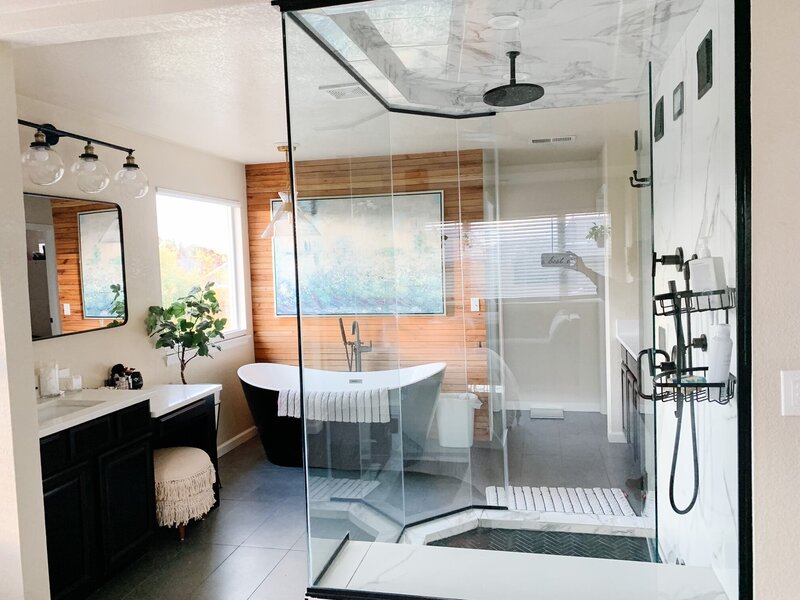 Master Bathroom Remodel / Boulder Colorado Interior Design / Teak and Amber Interiors
