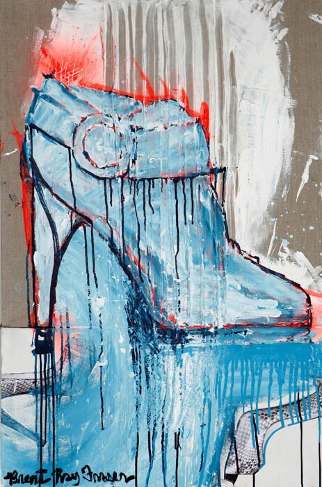 Brent Ray Fraser Shoe Painting 2008 - 08