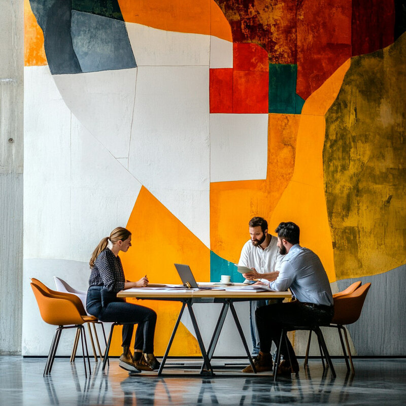 Punto de encuentro entre personas, arte y estrategia organizacional – sesión de co-creación de Dos Orillas