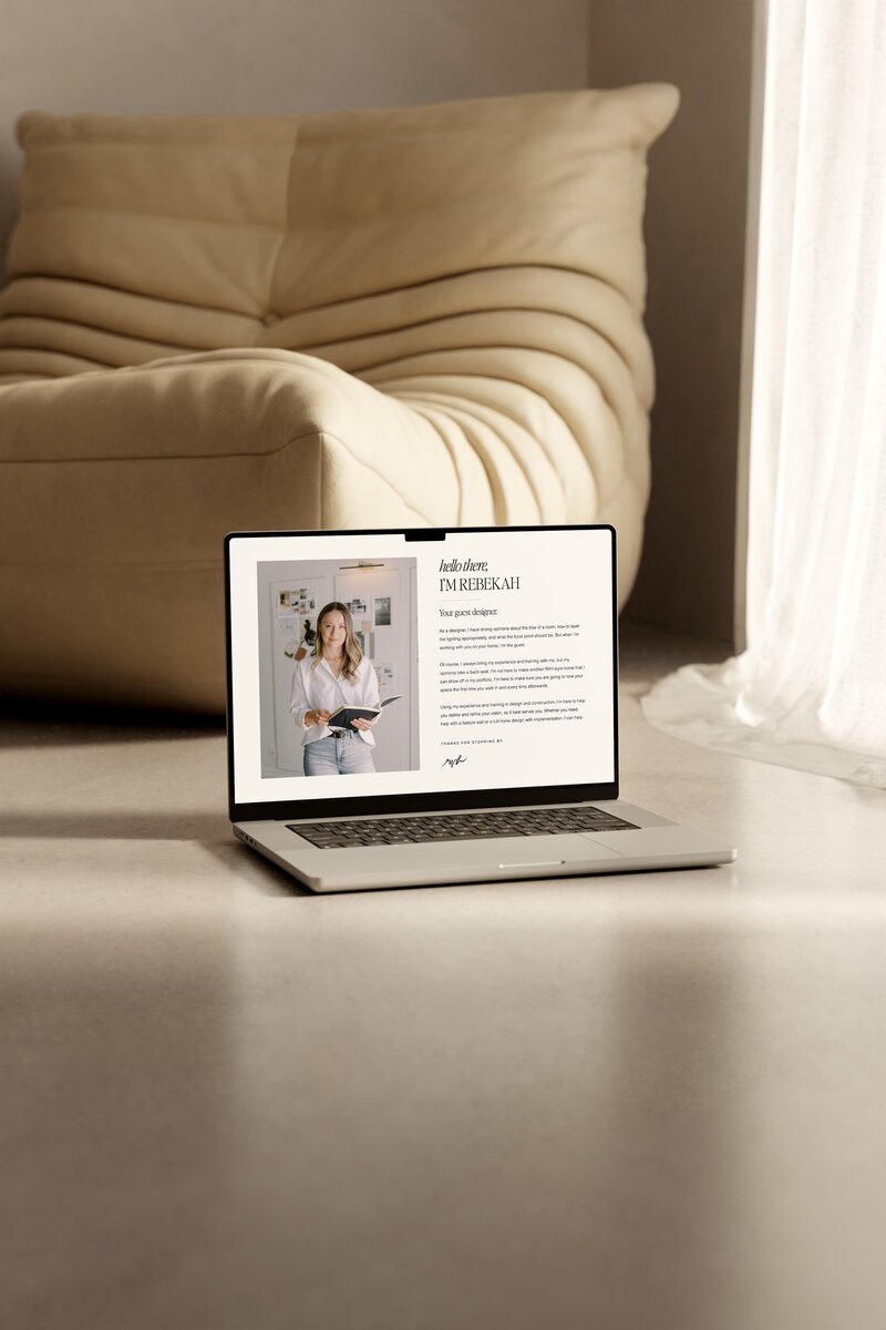Interior designer web design by Kathlyn Jarvis 2