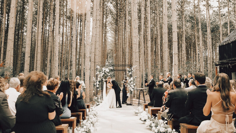 Milwaukee Wedding Videographer captures a dreamy video shot of the new Mr. and Mrs.