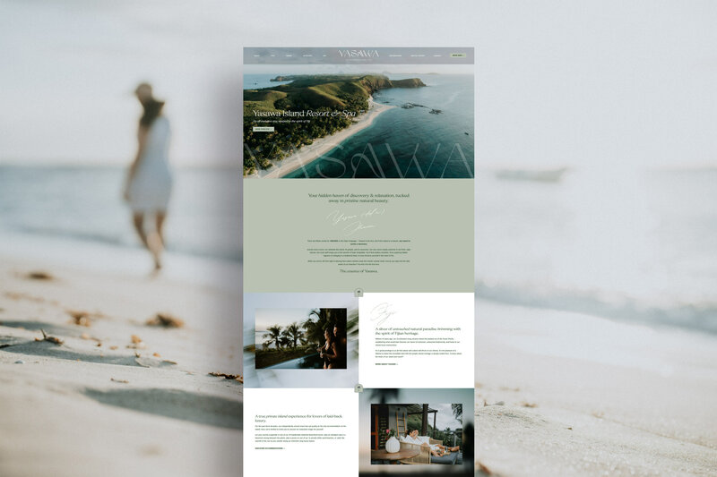 Website Redesign for Tropical Resort by Vancouver branding and web design studio Ethos + Bloom Creative for tropical spa and wellness branding