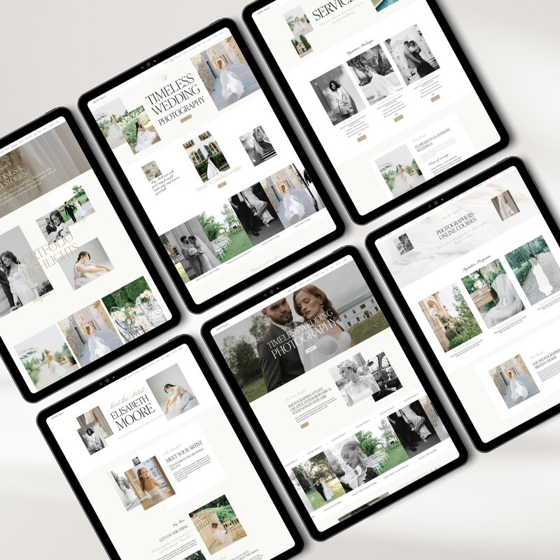 Clean, simple Squarespace templates for professional photographers