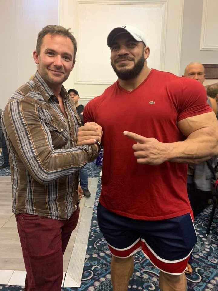 Ray at a Bodybuilding conference